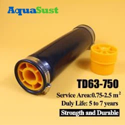 Berkualiti tinggi 750mm EPDM pengudaraan tiub penyebar tiub