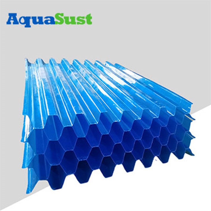 PP PVC 1m*1m Honeycomb Tube Settler Packing Untuk Sisa Air Bersih