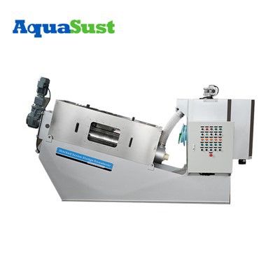 Skru tekan mesin penyahairan enapcemar